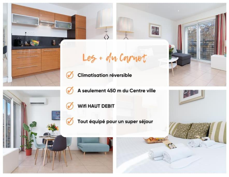 Le Carnot By Apirent #Centre-Ville #Climatisation #Wifi Канны Экстерьер фото